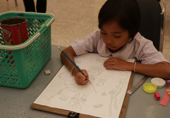 ภาพกิจกรรม การประกวดภาพวาดจินตนาการทางวิทยาศาสตร์  ประถมศึกษาปีที่ 1-3 ประจำปี 2561