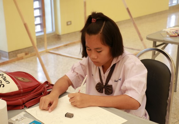 ภาพกิจกรรม การประกวดภาพวาดจินตนาการทางวิทยาศาสตร์ ประถมศึกษาปีที่ 4-6 ประจำปี 2561