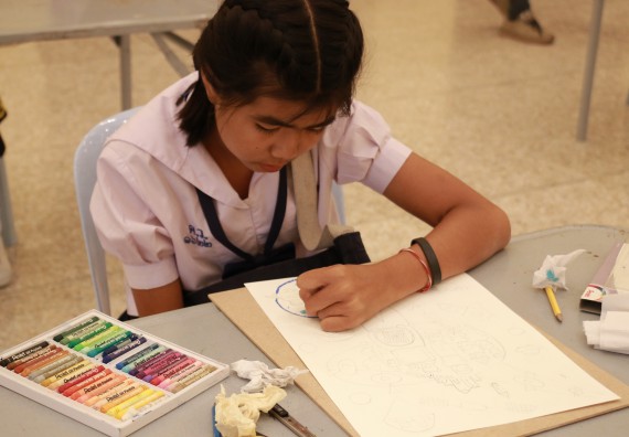 ภาพกิจกรรม การประกวดภาพวาดจินตนาการทางวิทยาศาสตร์ ประถมศึกษาปีที่ 4-6 ประจำปี 2561