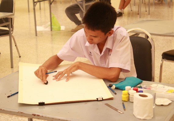 ภาพกิจกรรม การประกวดภาพวาดจินตนาการทางวิทยาศาสตร์ มัธยมศึกษาปีที่ 4-6 ประจำปี 2561