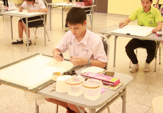 ภาพกิจกรรม การประกวดภาพวาดจินตนาการทางวิทยาศาสตร์ มัธยมศึกษาปีที่ 4-6 ประจำปี 2561