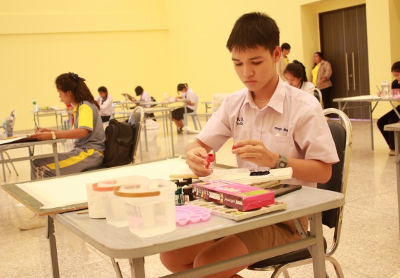 ภาพกิจกรรม การประกวดภาพวาดจินตนาการทางวิทยาศาสตร์ มัธยมศึกษาปีที่ 4-6 ประจำปี 2561