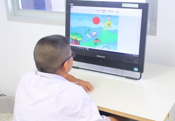 ภาพกิจกรรม การแข่งขันวาดภาพด้วยโปรแกรม Paint ประถมศึกษาปีที่ 4-6 ประจำปี 2561