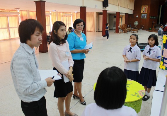 ภาพกิจกรรม การประกวดโครงงานวิทยาศาสตร์ (STEM) ประถมศึกษาปีที่ 4-6 ประจำปี 2561