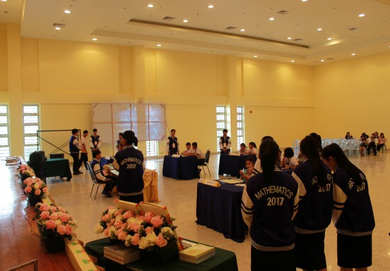 ภาพกิจกรรม เกมตอบปัญหาคณิตศาสตร์  มัธยมศึกษาปีที่ 1-3 ประจำปี 2561