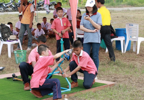 ภาพกิจกรรม การแข่งขันจรวดขวดน้ำ ประถมศึกษาปีที่ 1-6 ประจำปี 2561