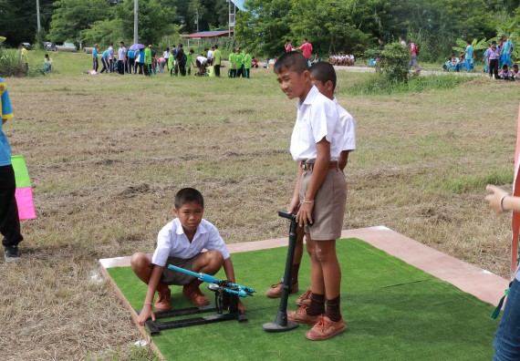 ภาพกิจกรรม การแข่งขันจรวดขวดน้ำ ประถมศึกษาปีที่ 1-6 ประจำปี 2561