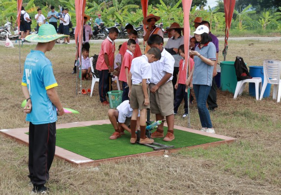 ภาพกิจกรรม การแข่งขันจรวดขวดน้ำ ประถมศึกษาปีที่ 1-6 ประจำปี 2561