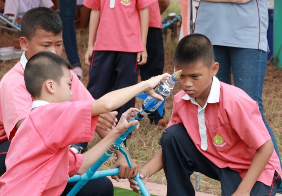 ภาพกิจกรรม การแข่งขันจรวดขวดน้ำ ประถมศึกษาปีที่ 1-6 ประจำปี 2561