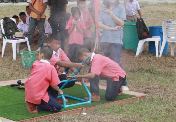 ภาพกิจกรรม การแข่งขันจรวดขวดน้ำ ประถมศึกษาปีที่ 1-6 ประจำปี 2561