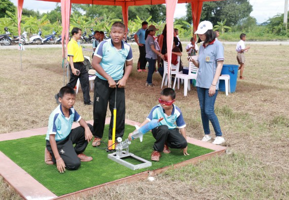 ภาพกิจกรรม การแข่งขันจรวดขวดน้ำ ประถมศึกษาปีที่ 1-6 ประจำปี 2561