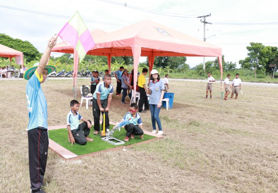 ภาพกิจกรรม การแข่งขันจรวดขวดน้ำ ประถมศึกษาปีที่ 1-6 ประจำปี 2561