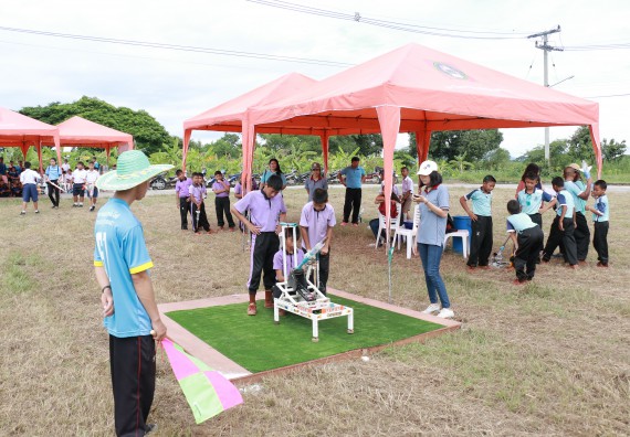 ภาพกิจกรรม การแข่งขันจรวดขวดน้ำ ประถมศึกษาปีที่ 1-6 ประจำปี 2561