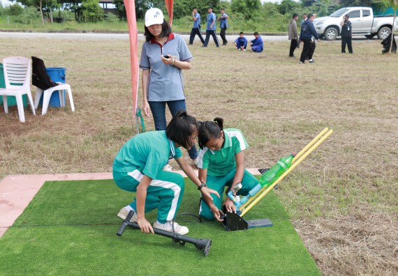 ภาพกิจกรรม การแข่งขันจรวดขวดน้ำ ประถมศึกษาปีที่ 1-6 ประจำปี 2561