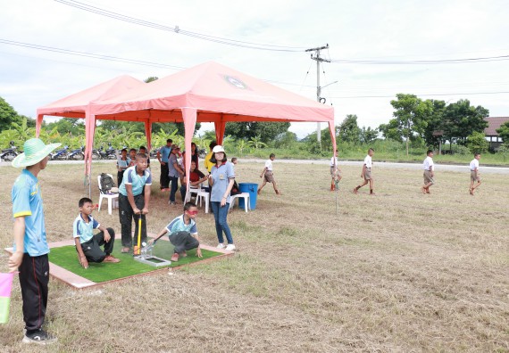 ภาพกิจกรรม การแข่งขันจรวดขวดน้ำ ประถมศึกษาปีที่ 1-6 ประจำปี 2561