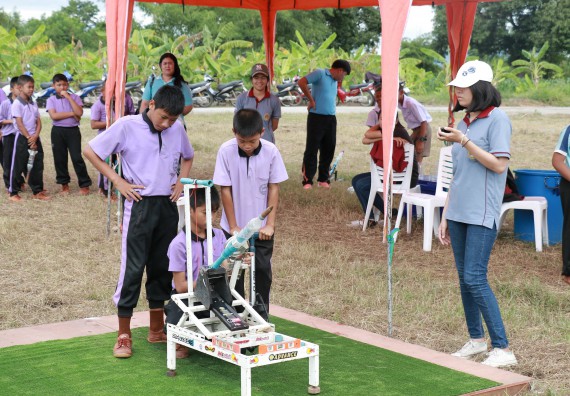 ภาพกิจกรรม การแข่งขันจรวดขวดน้ำ ประถมศึกษาปีที่ 1-6 ประจำปี 2561