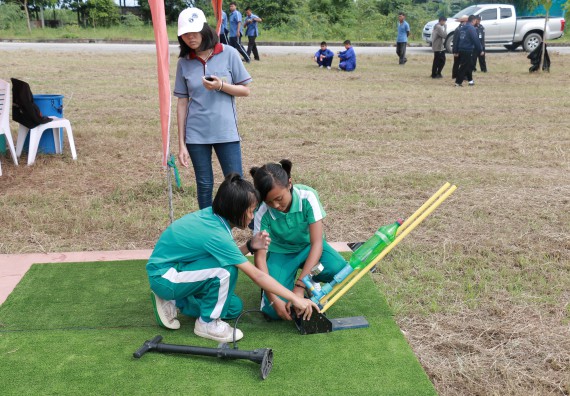 ภาพกิจกรรม การแข่งขันจรวดขวดน้ำ ประถมศึกษาปีที่ 1-6 ประจำปี 2561
