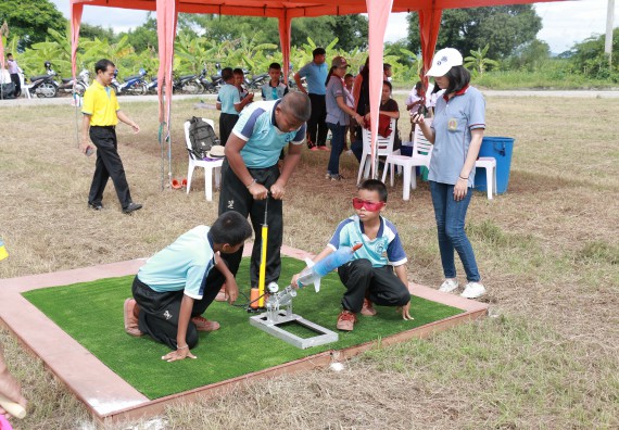 ภาพกิจกรรม การแข่งขันจรวดขวดน้ำ ประถมศึกษาปีที่ 1-6 ประจำปี 2561