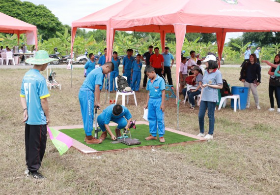 ภาพกิจกรรม การแข่งขันจรวดขวดน้ำ ประถมศึกษาปีที่ 1-6 ประจำปี 2561