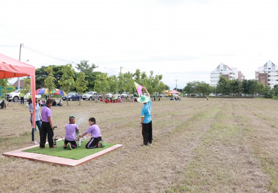 ภาพกิจกรรม การแข่งขันจรวดขวดน้ำ ประถมศึกษาปีที่ 1-6 ประจำปี 2561