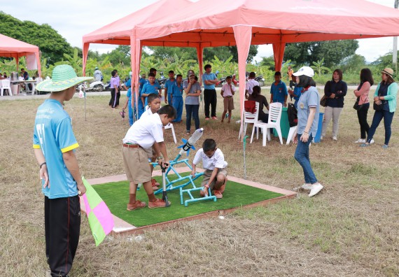 ภาพกิจกรรม การแข่งขันจรวดขวดน้ำ ประถมศึกษาปีที่ 1-6 ประจำปี 2561