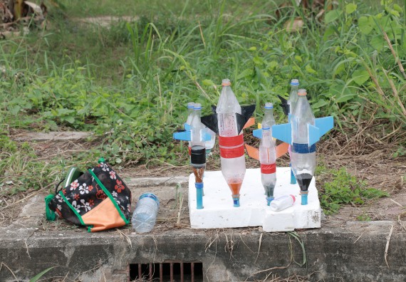 ภาพกิจกรรม การแข่งขันจรวดขวดน้ำ ประถมศึกษาปีที่ 1-6 ประจำปี 2561