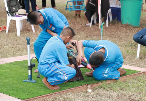 ภาพกิจกรรม การแข่งขันจรวดขวดน้ำ ประถมศึกษาปีที่ 1-6 ประจำปี 2561