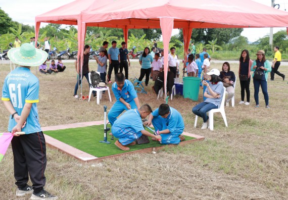 ภาพกิจกรรม การแข่งขันจรวดขวดน้ำ ประถมศึกษาปีที่ 1-6 ประจำปี 2561