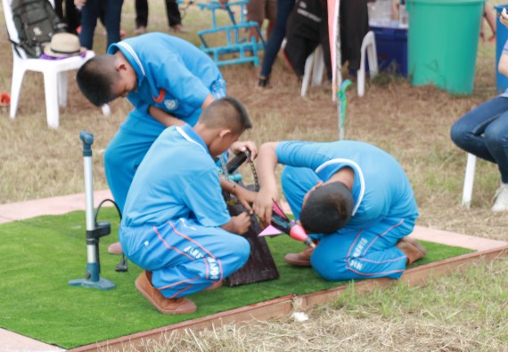 ภาพกิจกรรม การแข่งขันจรวดขวดน้ำ ประถมศึกษาปีที่ 1-6 ประจำปี 2561