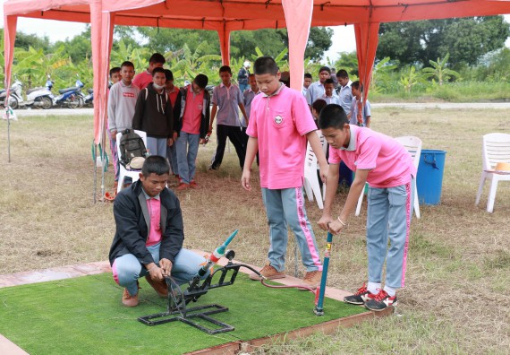 ภาพกิจกรรม การแข่งขันจรวดขวดน้ำ มัธยมศึกษาปีที่ 1-3 ประจำปี 2561
