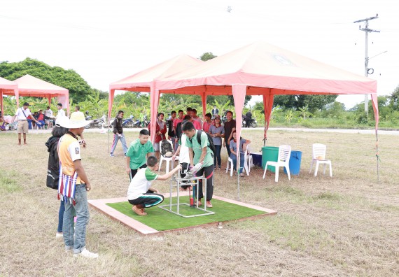 ภาพกิจกรรม การแข่งขันจรวดขวดน้ำ มัธยมศึกษาปีที่ 1-3 ประจำปี 2561