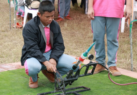 ภาพกิจกรรม การแข่งขันจรวดขวดน้ำ มัธยมศึกษาปีที่ 1-3 ประจำปี 2561