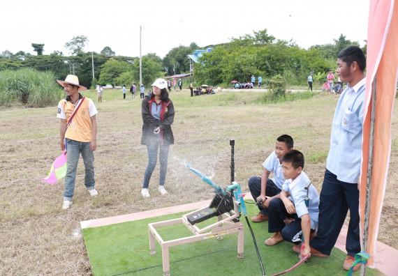 ภาพกิจกรรม การแข่งขันจรวดขวดน้ำ มัธยมศึกษาปีที่ 1-3 ประจำปี 2561