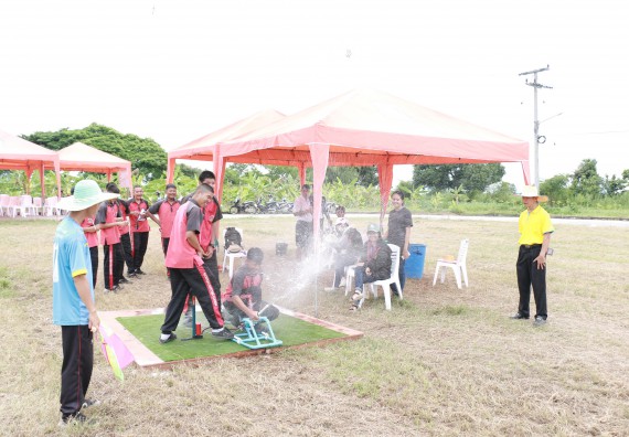 ภาพกิจกรรม การแข่งขันจรวดขวดน้ำ มัธยมศึกษาปีที่ 4-6 ประจำปี 2561