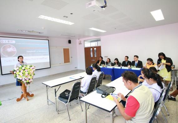 ภาพกิจกรรม การแข่งขันการพูดทางวิทยาศาสตร์ มัธยมศึกษาปีที่ 1-3 ประจำปี 2561