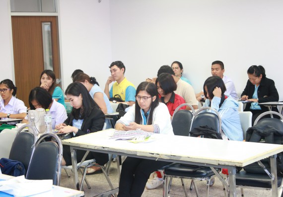 ภาพกิจกรรม การแข่งขันการพูดทางวิทยาศาสตร์ มัธยมศึกษาปีที่ 1-3 ประจำปี 2561