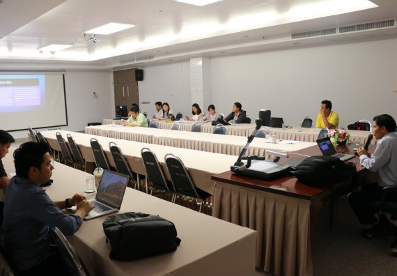 ภาพกิจกรรม คณะวิทยาศาสตร์และเทคโนโลยี จัดอบรมเชิงปฏิบัติการเรื่องการพัฒนาบุคลากรเข้าสู่ตำแหน่งทางวิชาการ และอบรมทักษะภาษาอังกฤษให้กับบุคลากรสายสอนและสายสนับสนุน