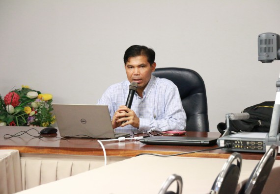 ภาพกิจกรรม คณะวิทยาศาสตร์และเทคโนโลยี จัดอบรมเชิงปฏิบัติการเรื่องการพัฒนาบุคลากรเข้าสู่ตำแหน่งทางวิชาการ และอบรมทักษะภาษาอังกฤษให้กับบุคลากรสายสอนและสายสนับสนุน