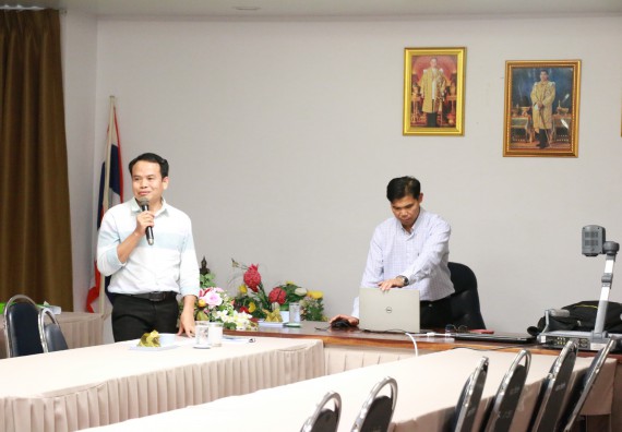 ภาพกิจกรรม คณะวิทยาศาสตร์และเทคโนโลยี จัดอบรมเชิงปฏิบัติการเรื่องการพัฒนาบุคลากรเข้าสู่ตำแหน่งทางวิชาการ และอบรมทักษะภาษาอังกฤษให้กับบุคลากรสายสอนและสายสนับสนุน