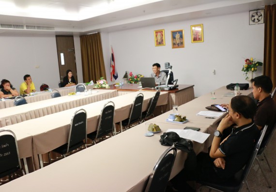 ภาพกิจกรรม คณะวิทยาศาสตร์และเทคโนโลยี จัดอบรมเชิงปฏิบัติการเรื่องการพัฒนาบุคลากรเข้าสู่ตำแหน่งทางวิชาการ และอบรมทักษะภาษาอังกฤษให้กับบุคลากรสายสอนและสายสนับสนุน