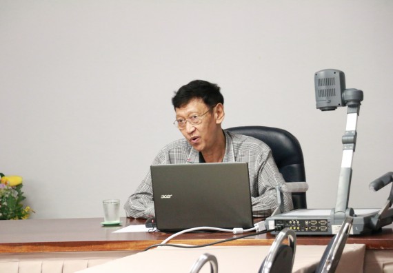 ภาพกิจกรรม คณะวิทยาศาสตร์และเทคโนโลยี จัดอบรมเชิงปฏิบัติการเรื่องการพัฒนาบุคลากรเข้าสู่ตำแหน่งทางวิชาการ และอบรมทักษะภาษาอังกฤษให้กับบุคลากรสายสอนและสายสนับสนุน