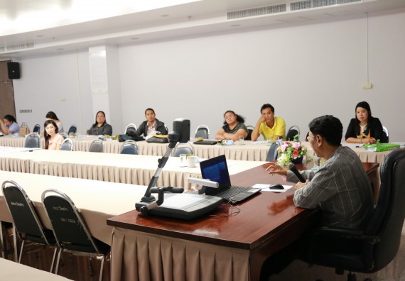 ภาพกิจกรรม คณะวิทยาศาสตร์และเทคโนโลยี จัดอบรมเชิงปฏิบัติการเรื่องการพัฒนาบุคลากรเข้าสู่ตำแหน่งทางวิชาการ และอบรมทักษะภาษาอังกฤษให้กับบุคลากรสายสอนและสายสนับสนุน