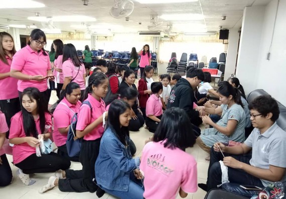 ภาพกิจกรรม โปรแกรมวิชาชีววิทยา จัดกิจกรรมเตรียมความพร้อมนักศึกษา รับน้อง และทำบุญโปรแกรมชีววิทยา