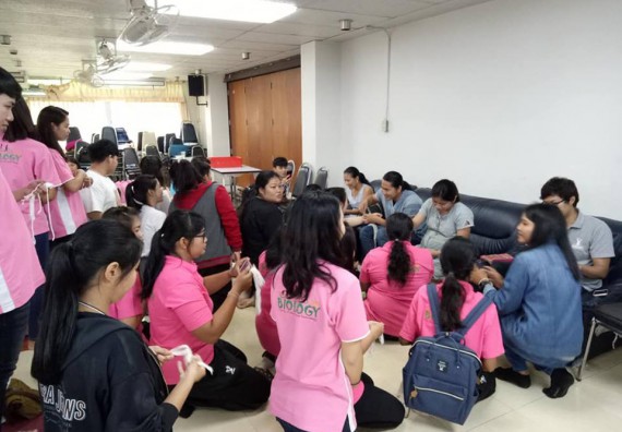 ภาพกิจกรรม โปรแกรมวิชาชีววิทยา จัดกิจกรรมเตรียมความพร้อมนักศึกษา รับน้อง และทำบุญโปรแกรมชีววิทยา