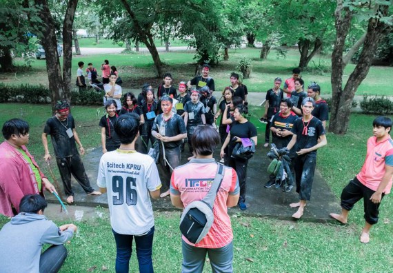 ภาพกิจกรรม โปรแกรมวิชาวิทยาการคอมพิวเตอร์ จัดกิจกรรมสายสัมพันธ์น้องพี่ ทำบุญ และกีฬา