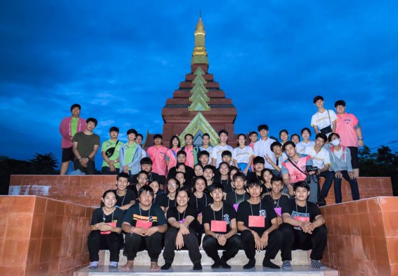 ภาพกิจกรรม โปรแกรมวิชาวิทยาการคอมพิวเตอร์ จัดกิจกรรมสายสัมพันธ์น้องพี่ ทำบุญ และกีฬา