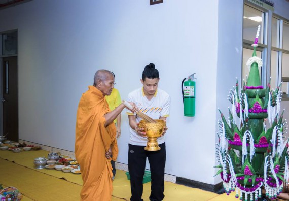 ภาพกิจกรรม โปรแกรมวิชาวิทยาการคอมพิวเตอร์ จัดกิจกรรมสายสัมพันธ์น้องพี่ ทำบุญ และกีฬา