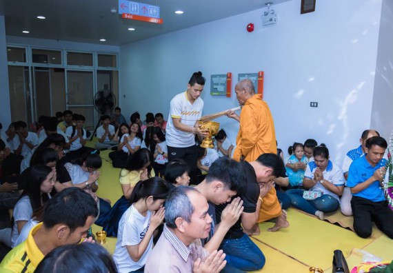 ภาพกิจกรรม โปรแกรมวิชาวิทยาการคอมพิวเตอร์ จัดกิจกรรมสายสัมพันธ์น้องพี่ ทำบุญ และกีฬา