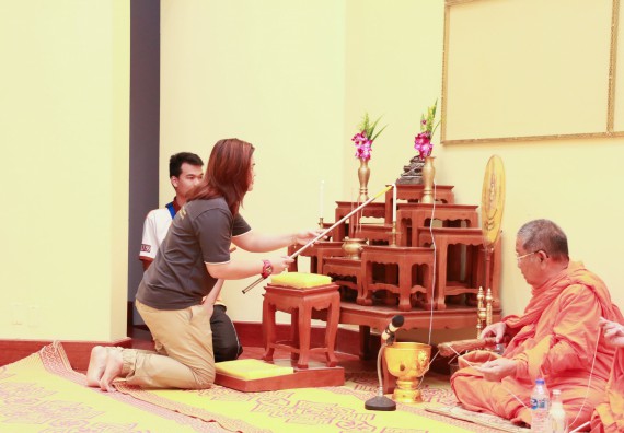 ภาพกิจกรรม สโมสรนักศึกษาคณะวิทยาศาสตร์และเทคโนโลยี จัดกิจกรรมทำบุญคณะวิทยาศาสตร์และเทคโนโลยี ประจำปี 2561