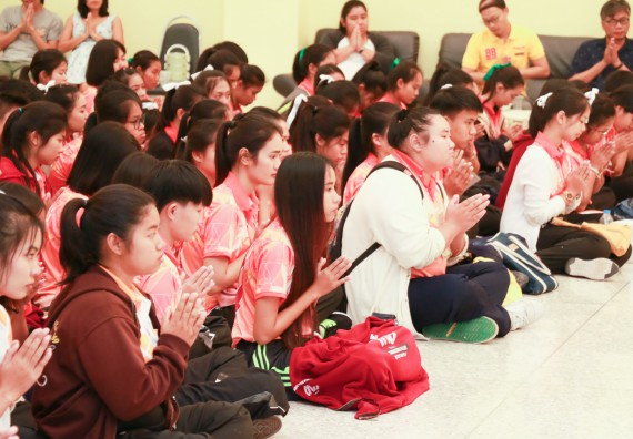 ภาพกิจกรรม สโมสรนักศึกษาคณะวิทยาศาสตร์และเทคโนโลยี จัดกิจกรรมทำบุญคณะวิทยาศาสตร์และเทคโนโลยี ประจำปี 2561